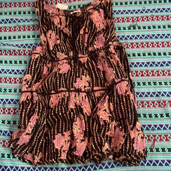NWT Free People intimately Sundown Romper in the Black Combo XS it’s So Cute!🖤 - Picture 4 of 7